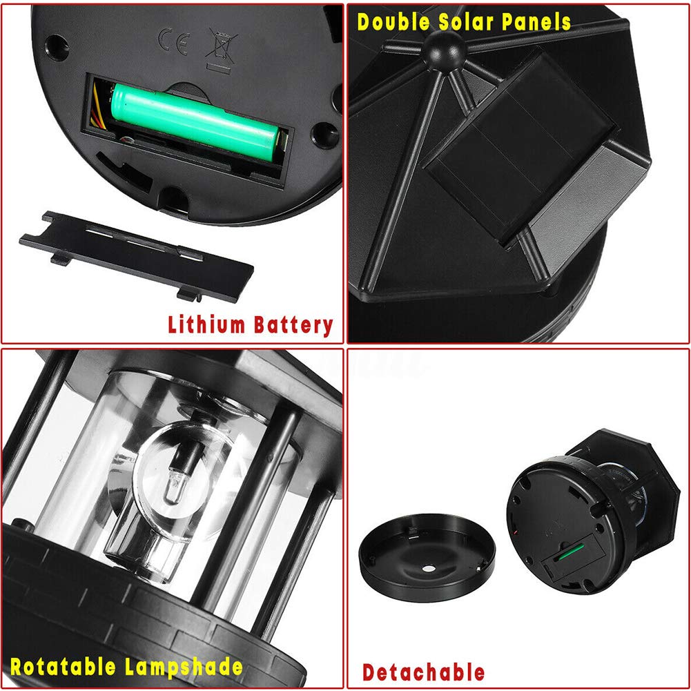 Solar Lighthouse Rotating Outdoor Waterproof LED Light R447