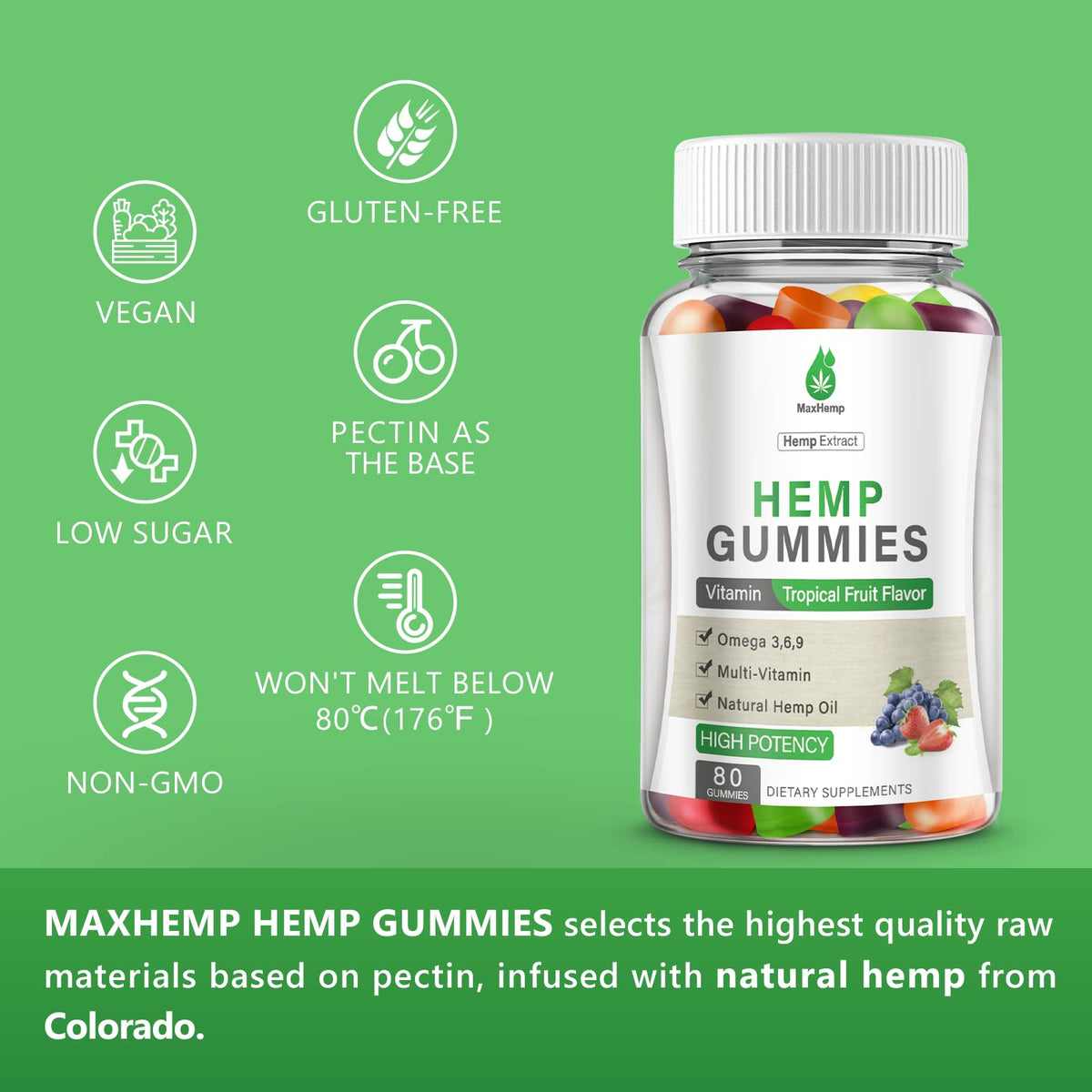 Hemp Gummies 80Counts D944283