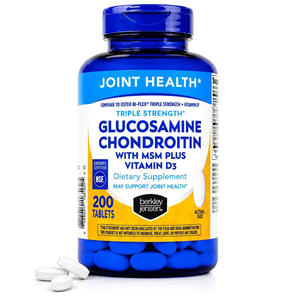 Glucosamine Chondroitin MSM D3 Joint Supplement Tablets 200 Count T61825