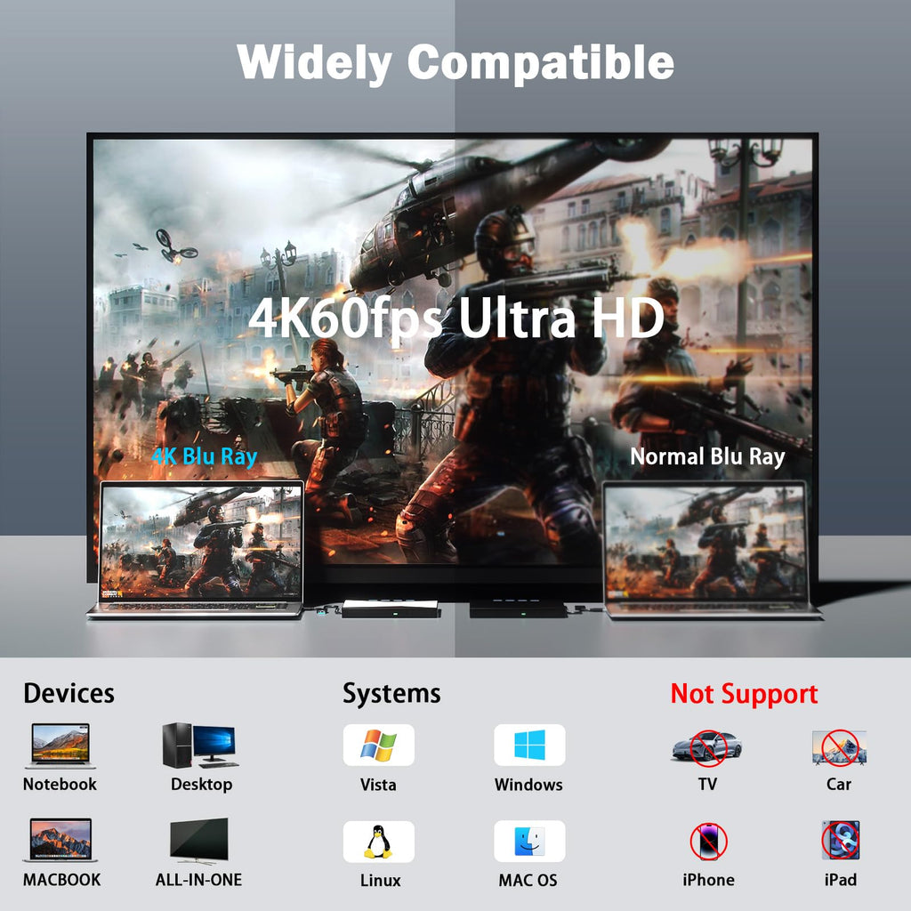 4K External Blu Ray Drive N937
