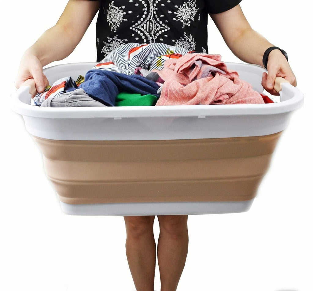 Collapsible Plastic Laundry Basket E284