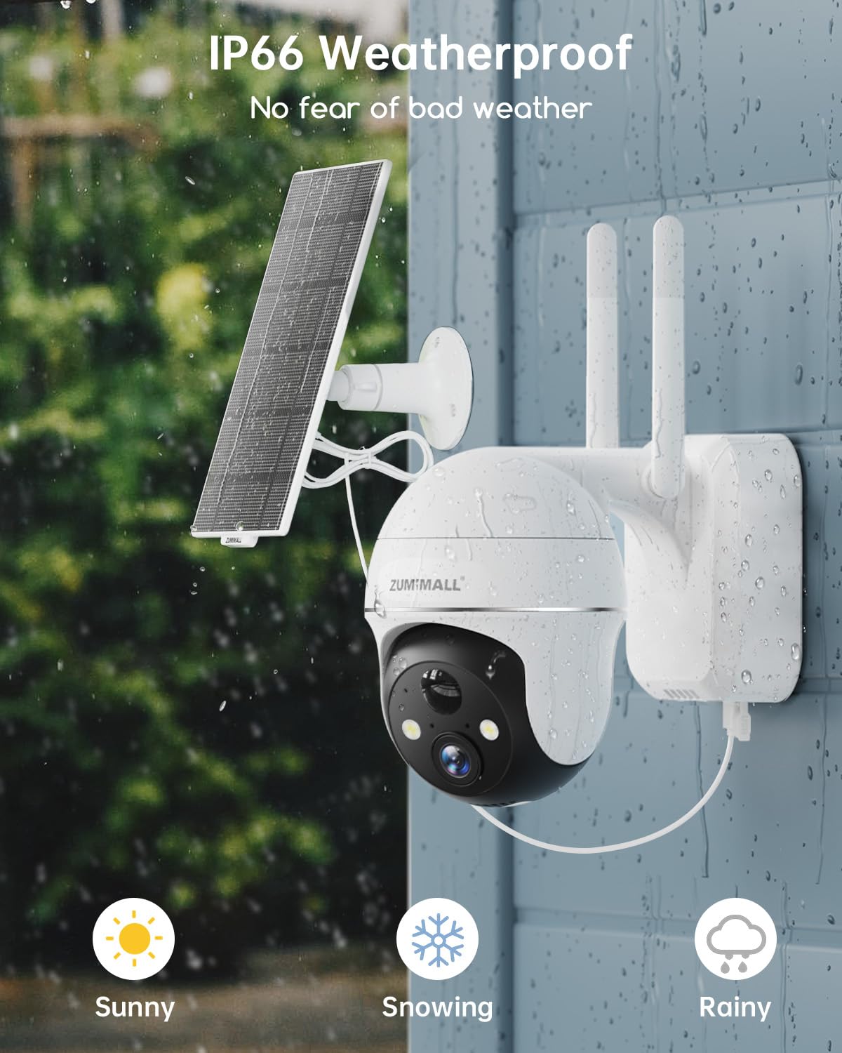 2K Solar Security Cameras Wireless Outdoor 4-Pack X424