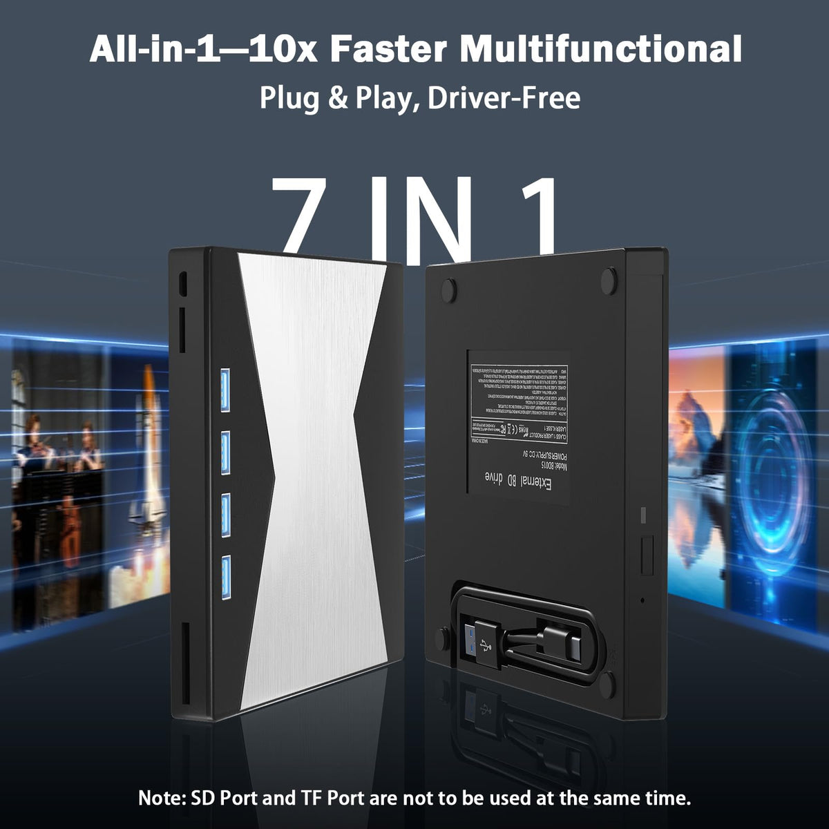 4K External Blu Ray Drive N937