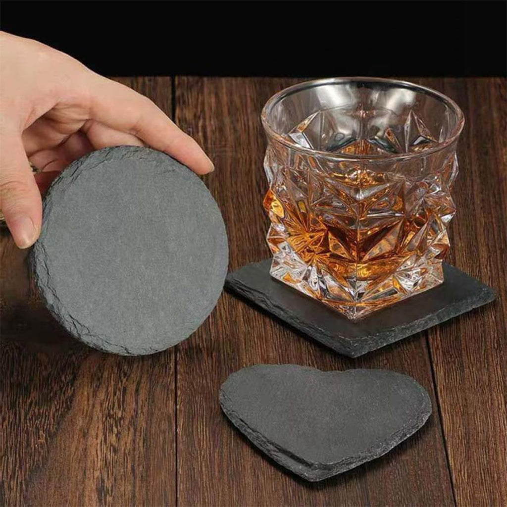 Natural Stone Coasters Set 12pcs D998