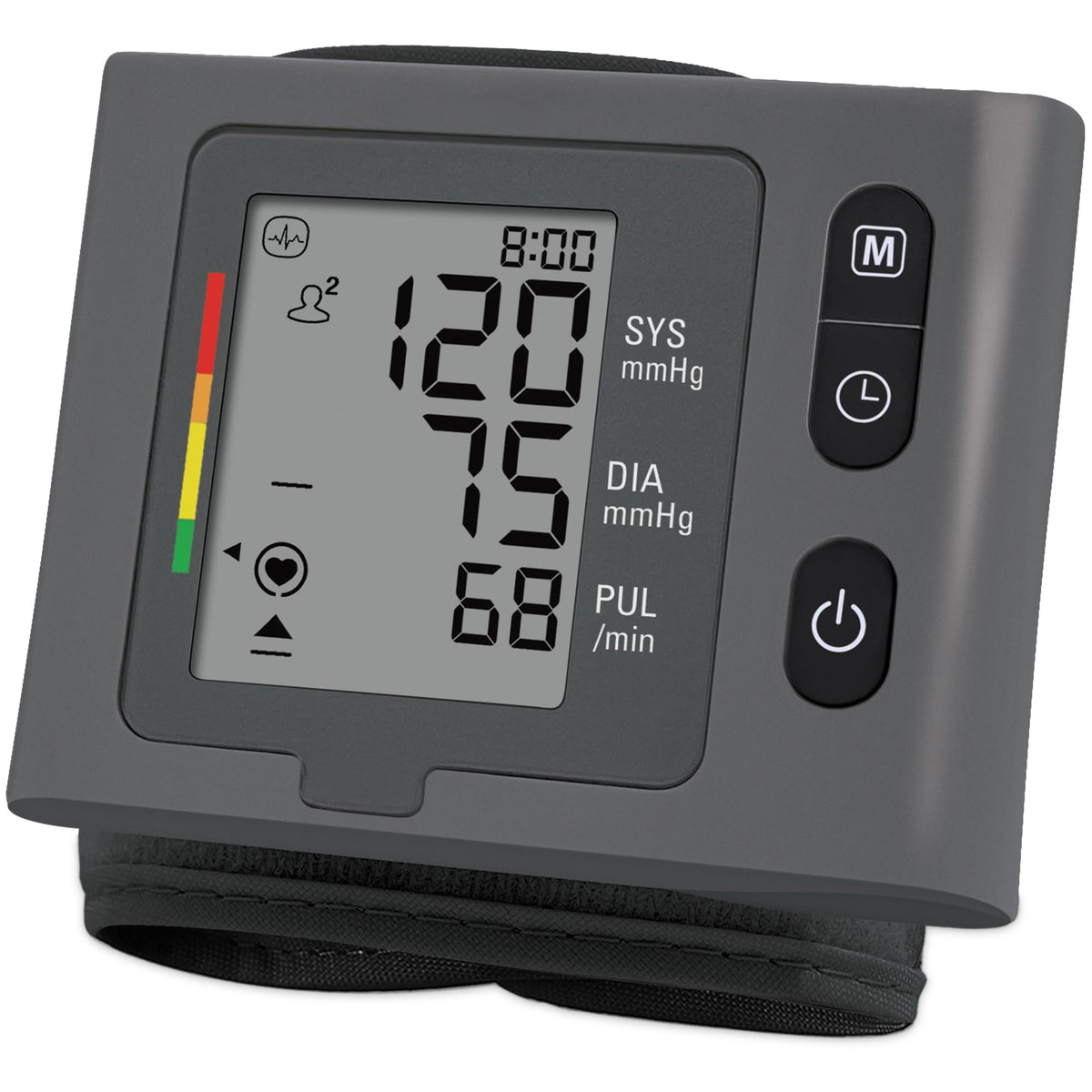 Wrist Blood Pressure Monitor, 2 Users, 198 Measurements J8444