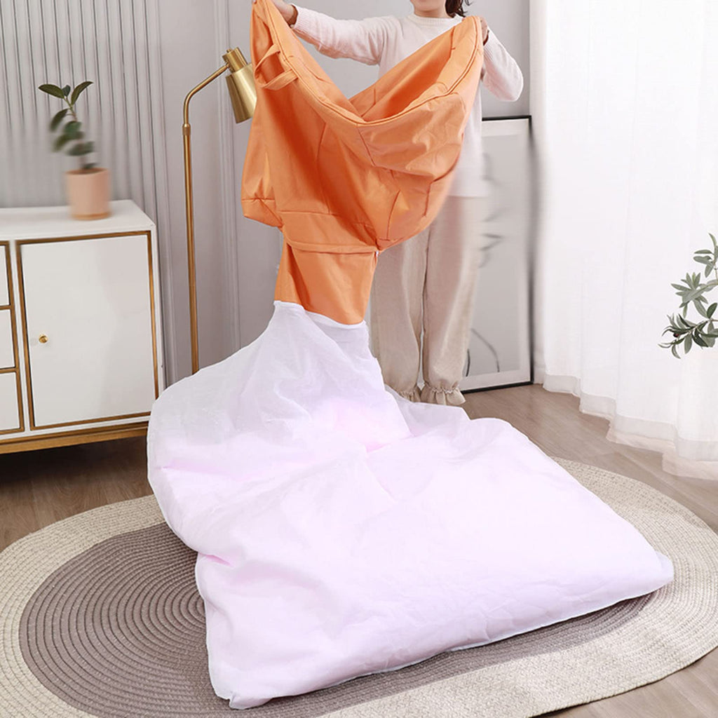 Stuffable Bean Bag Chair Cover Small Beige Yellow B1715