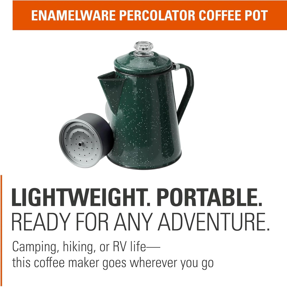 Enamelware Percolator Coffee Pot A316425