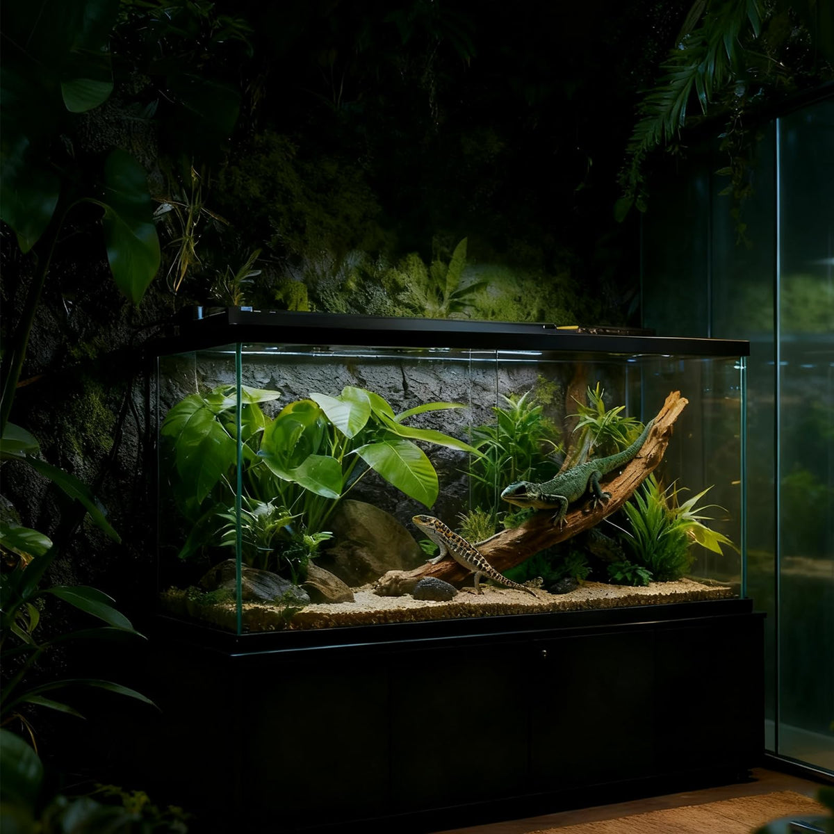 15W T5 HO UVB Terrarium Hood with Detachable Curved Reflector X9179