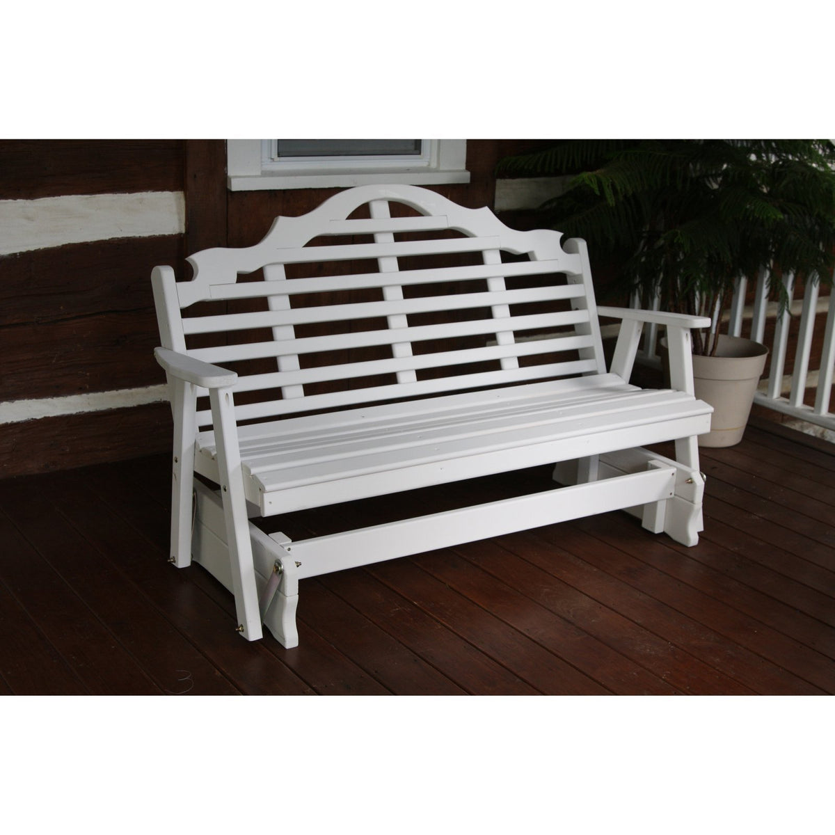 Yellow Pine Glider Bench S476660