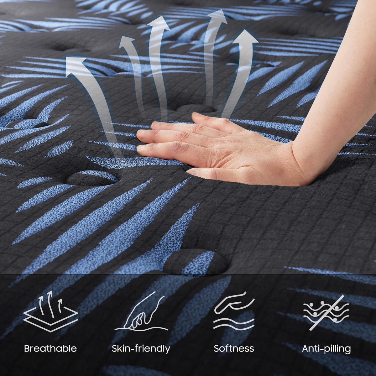 10 Inch Full Medium Firm Hybrid Mattress in a Box N5927