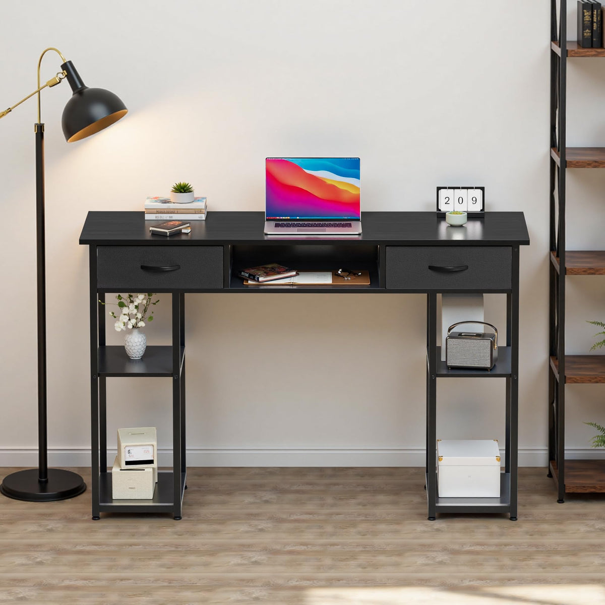 48 Inch Desk with Fabric Drawers R522889