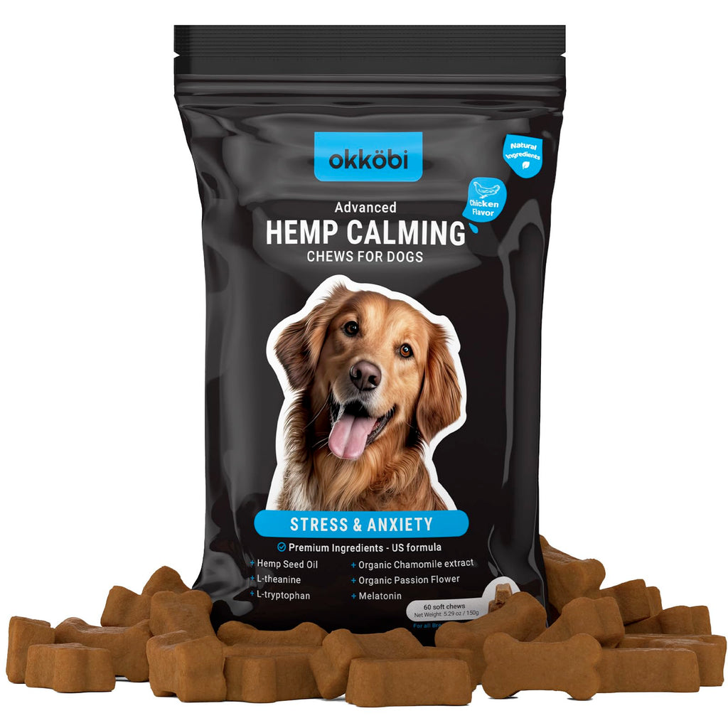 Chicken Flavor 60 Count Calming Chews for Dogs X335