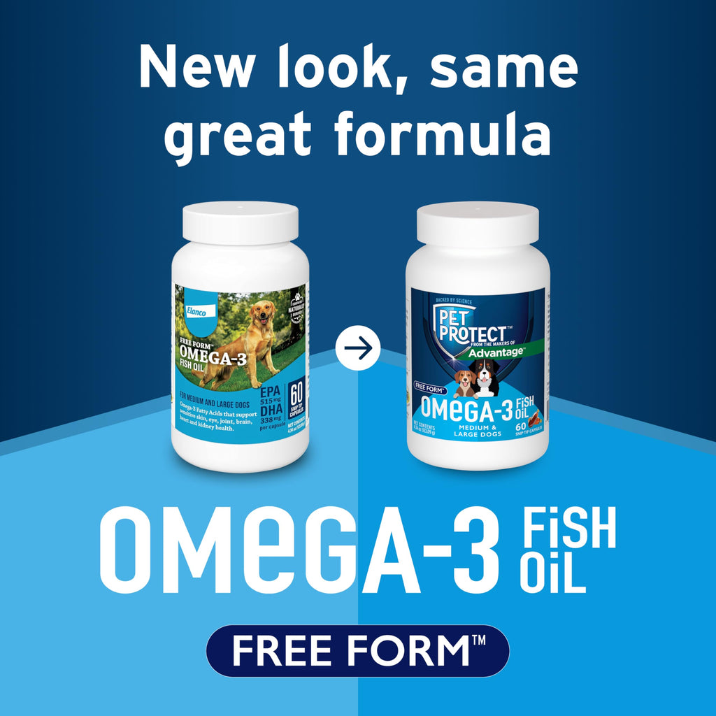 Small Dog Flea and Tick Treatment 6-Mo Supply + Omega 3 Supplement 60 Capsules N27391