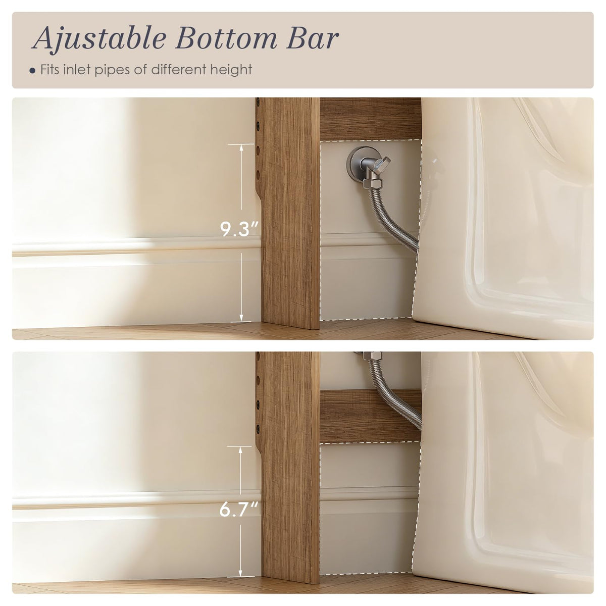 Over the Toilet Storage Cabinet with Doors H56145