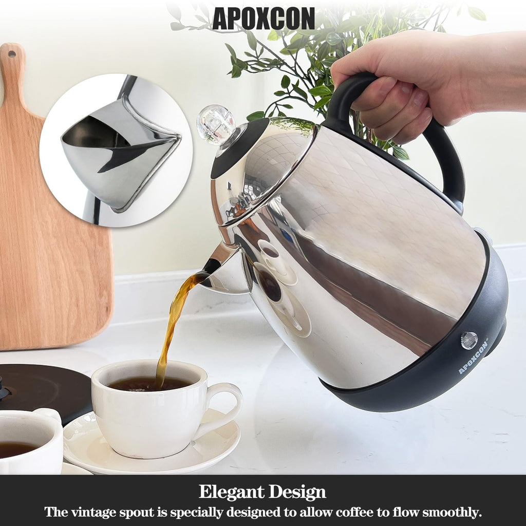 Electric Stainless Steel Coffee Percolator 10 Cup R514027
