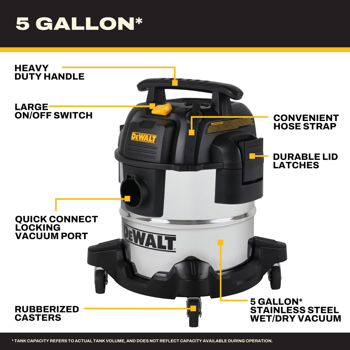5 Gallon Wet and Dry Shop Vacuum with Blower Q897