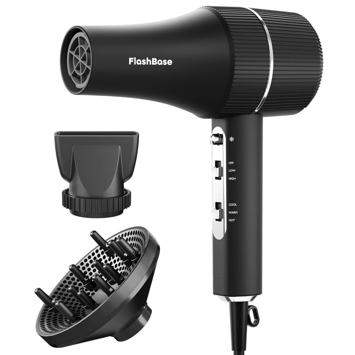 High-Speed Ionic Hair Dryer with Diffuser 1875W Z3019