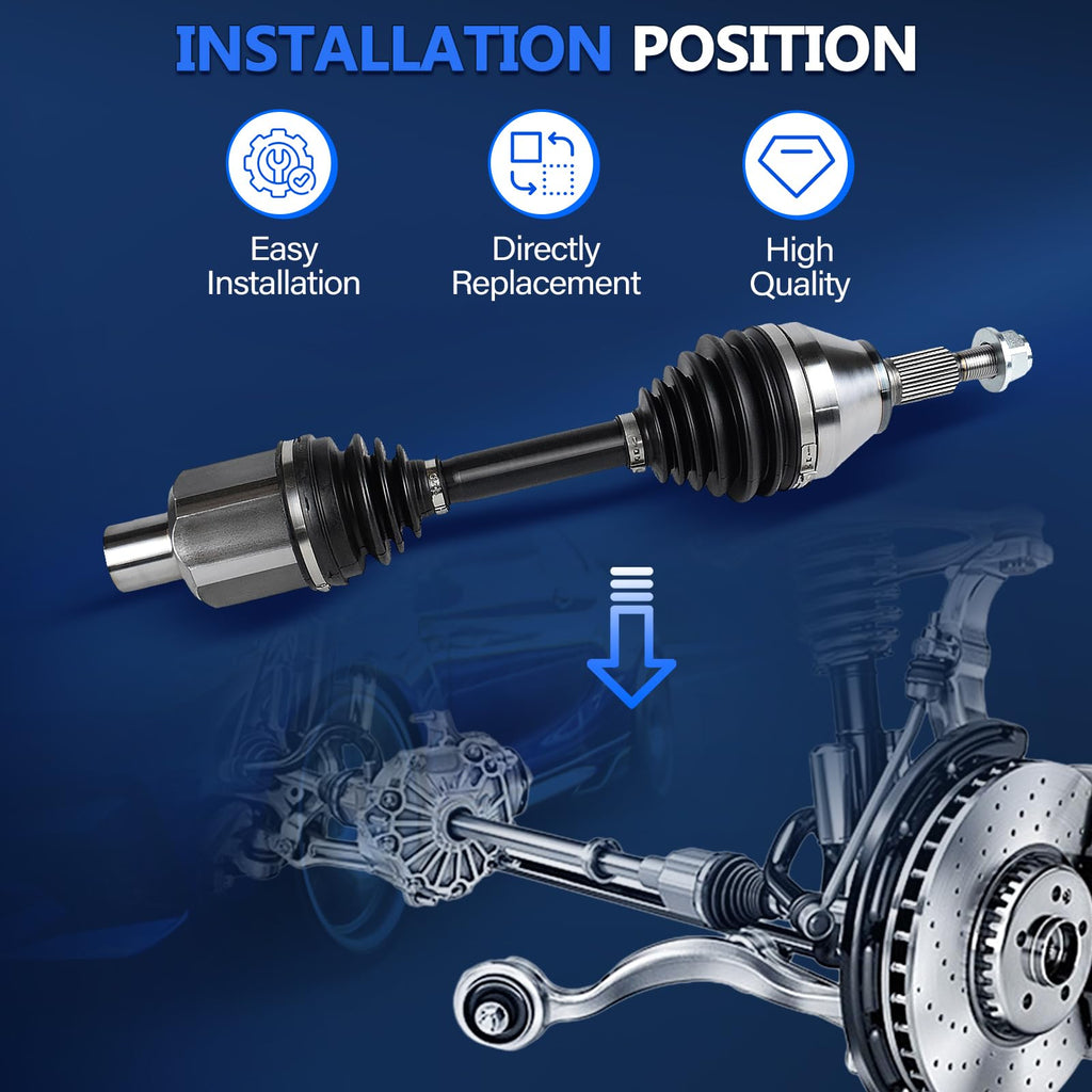 CV Axle Front Pair 4WD I985