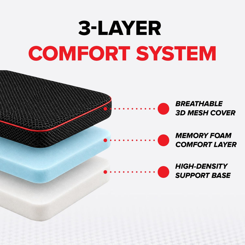2.5" Thick Foam Stadium Seat Cushion, 2-Pack C1106