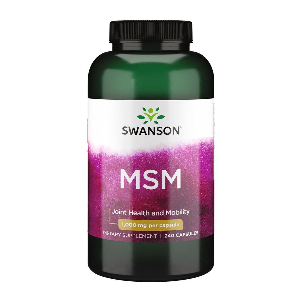 MSM Joint Health Supplement, 1000 mg, 240 Capsules S681325
