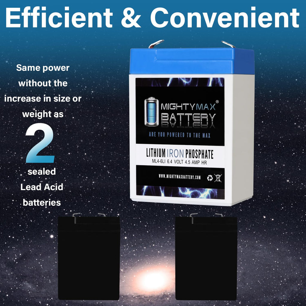 6V 4.5AH Lithium Replacement Battery R3126
