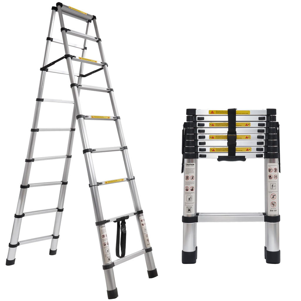 8.53 FT Aluminum Telescoping Ladder S12497
