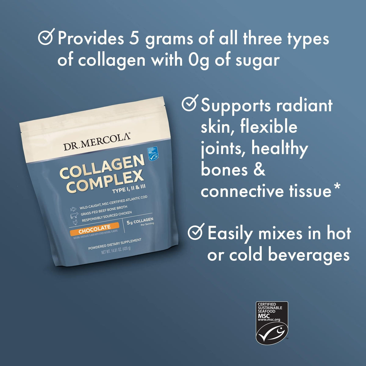 Collagen Complex Powder Chocolate 10.89 oz G342390