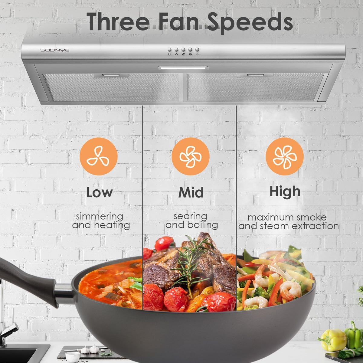 30 inch Stainless Steel Under Cabinet Range Hood X58067