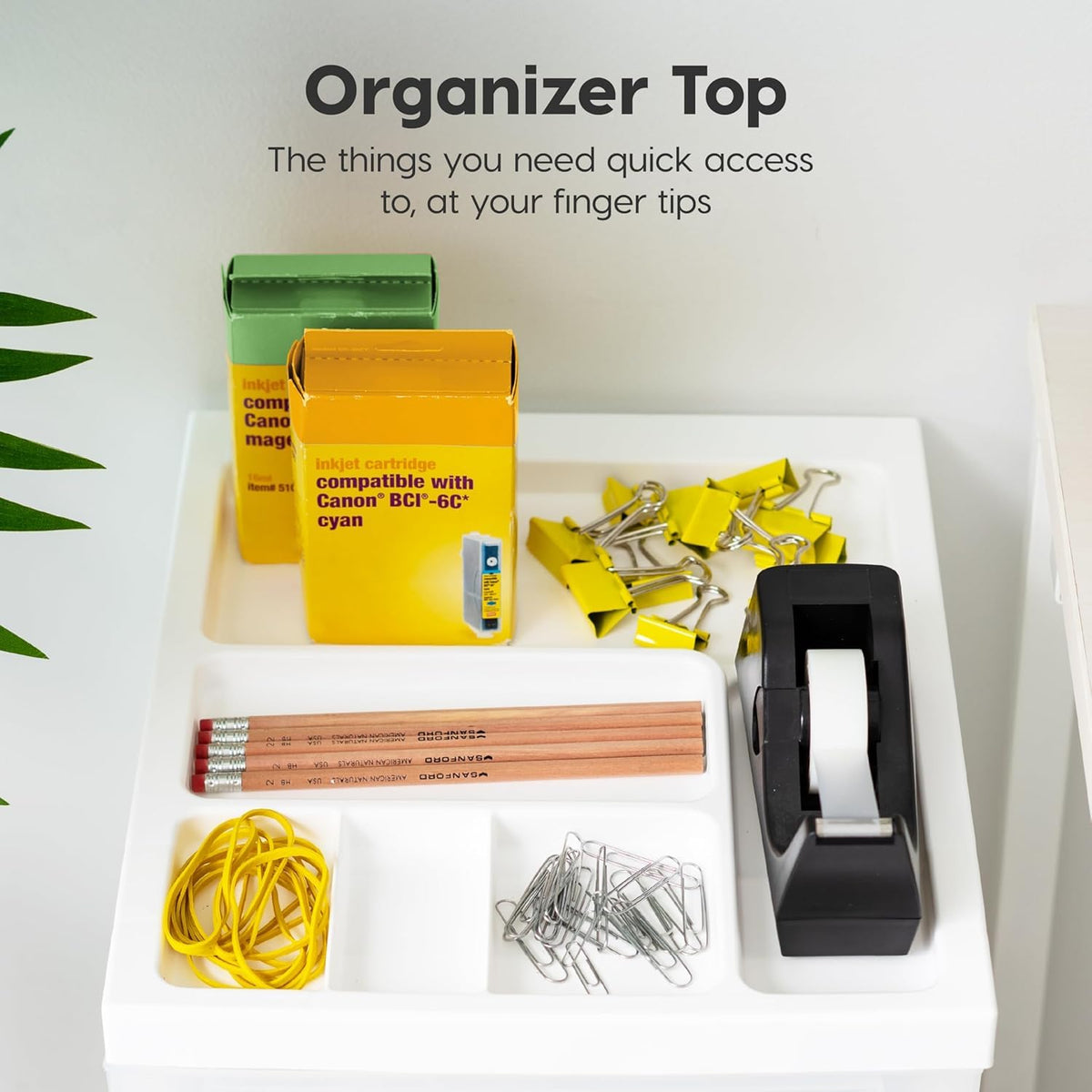 3 Drawer Rolling Storage Cart Q937559