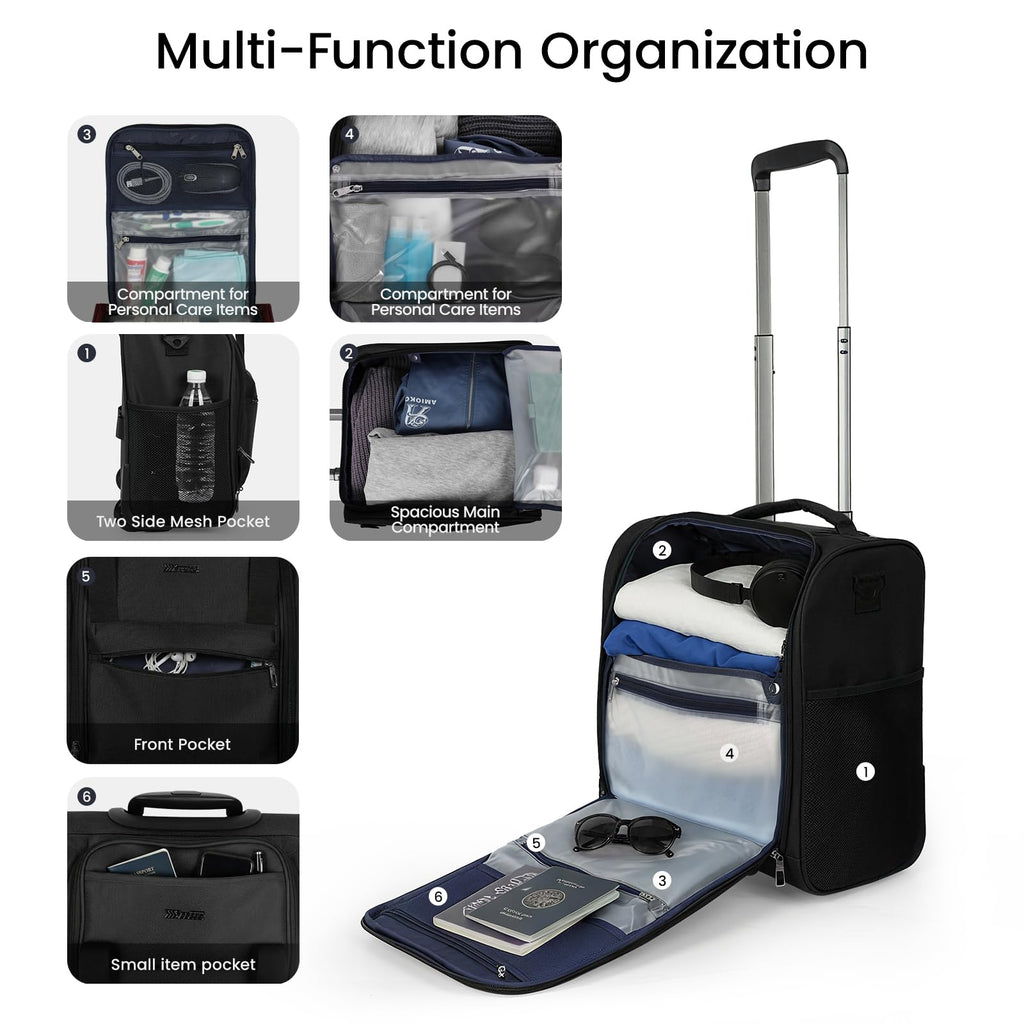16" Softside Carry-On Luggage Y8858