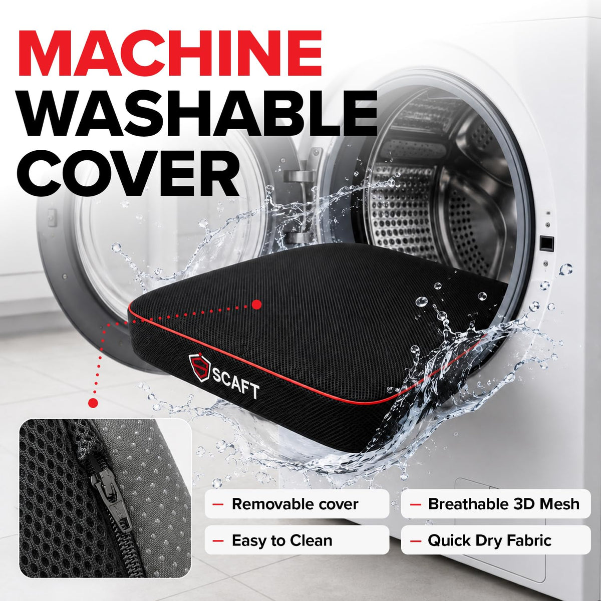 2.5" Thick Foam Stadium Seat Cushion, 2-Pack C1106