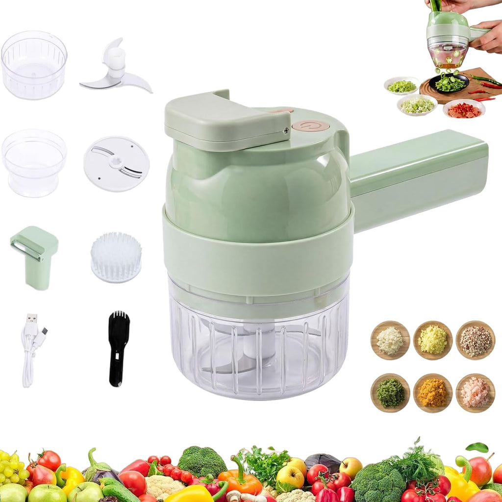 Handheld Electric Vegetable Cutter Set E741436