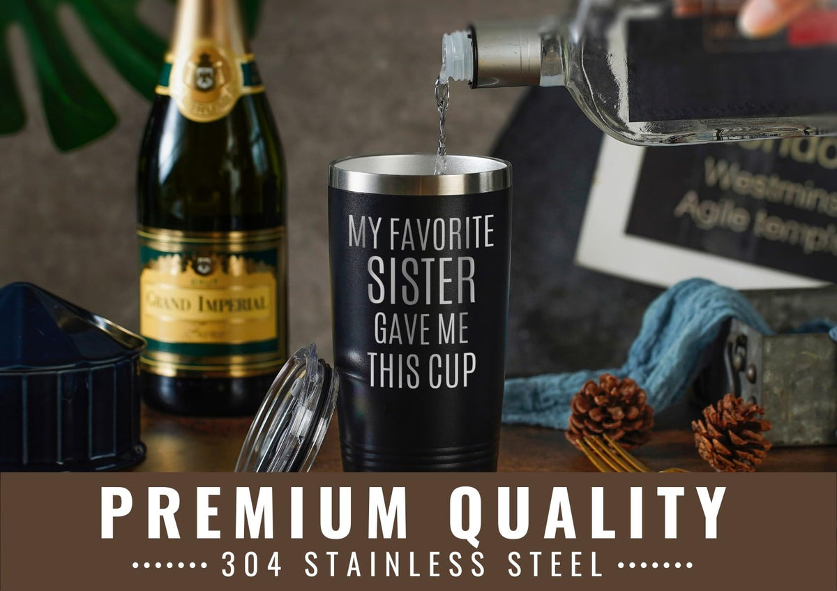 20 oz Stainless Steel Insulated Travel Mug H75405