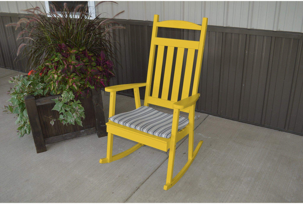 Yellow Pine Porch Rocking Chair J265986