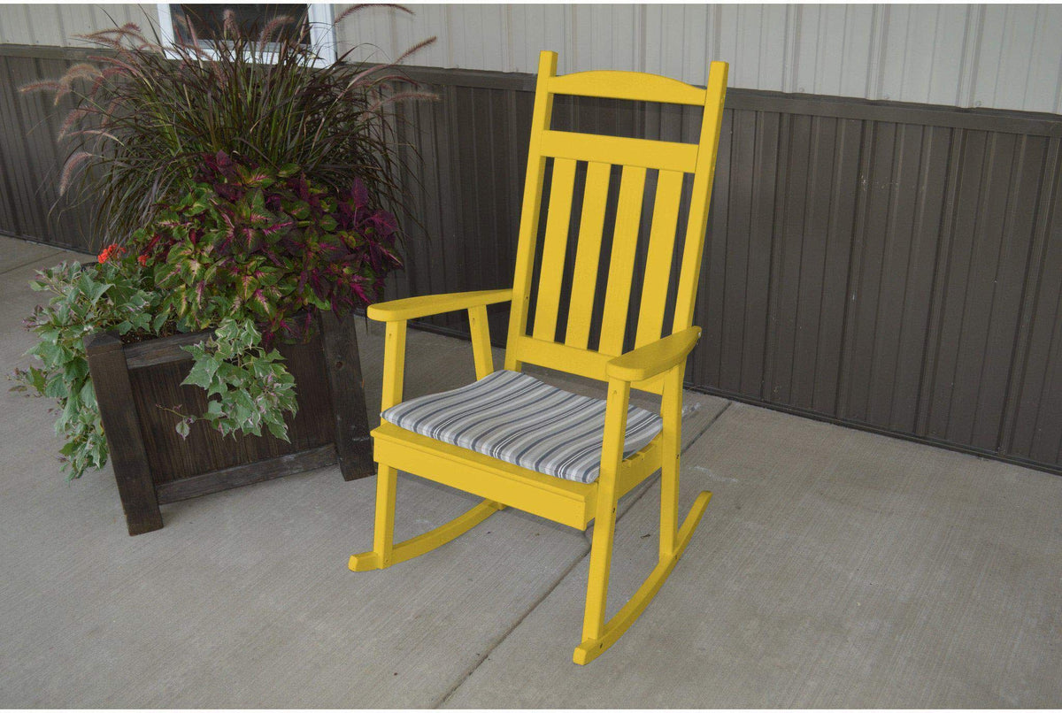 Yellow Pine Porch Rocking Chair J265986
