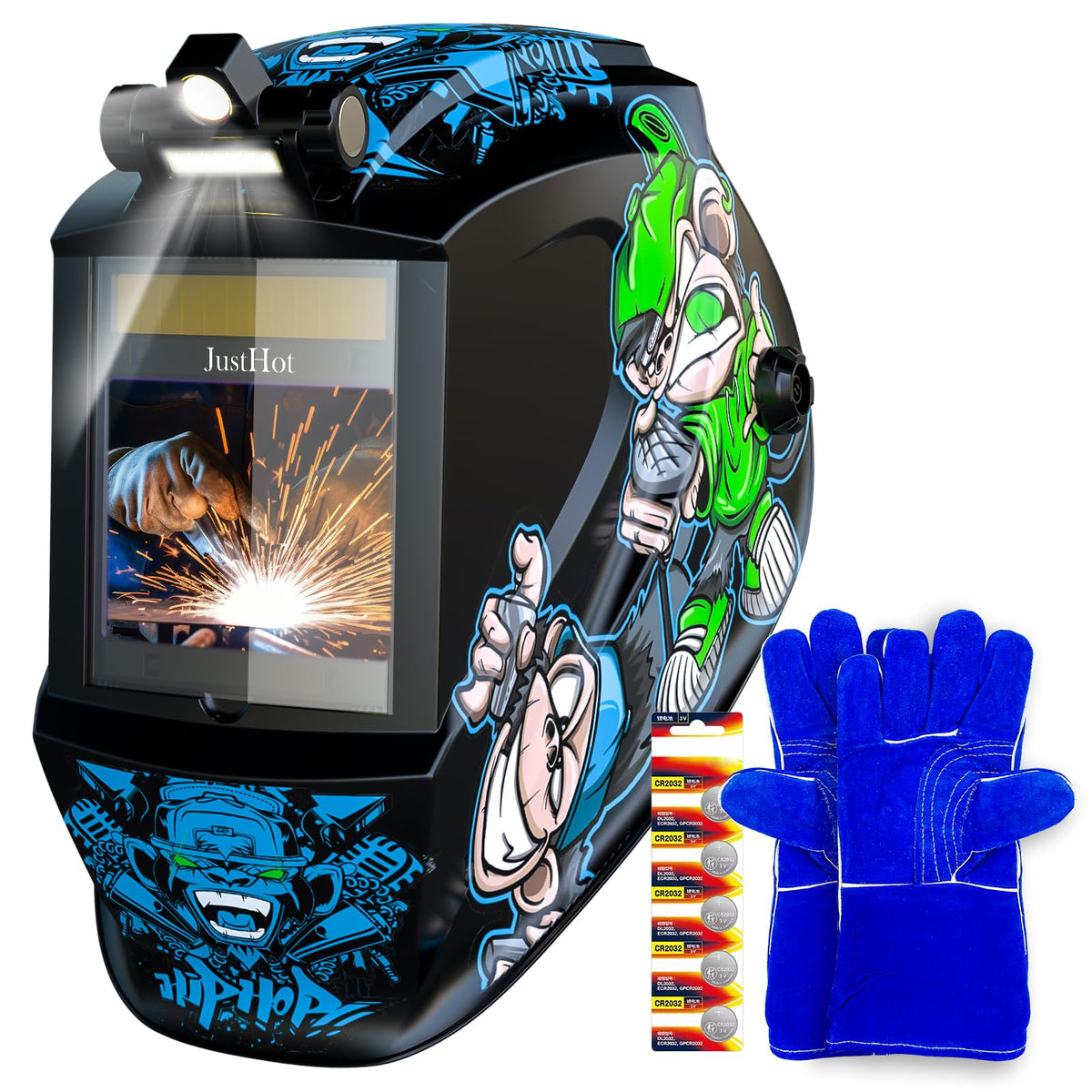 Auto Darkening Welding Helmet with Light X791