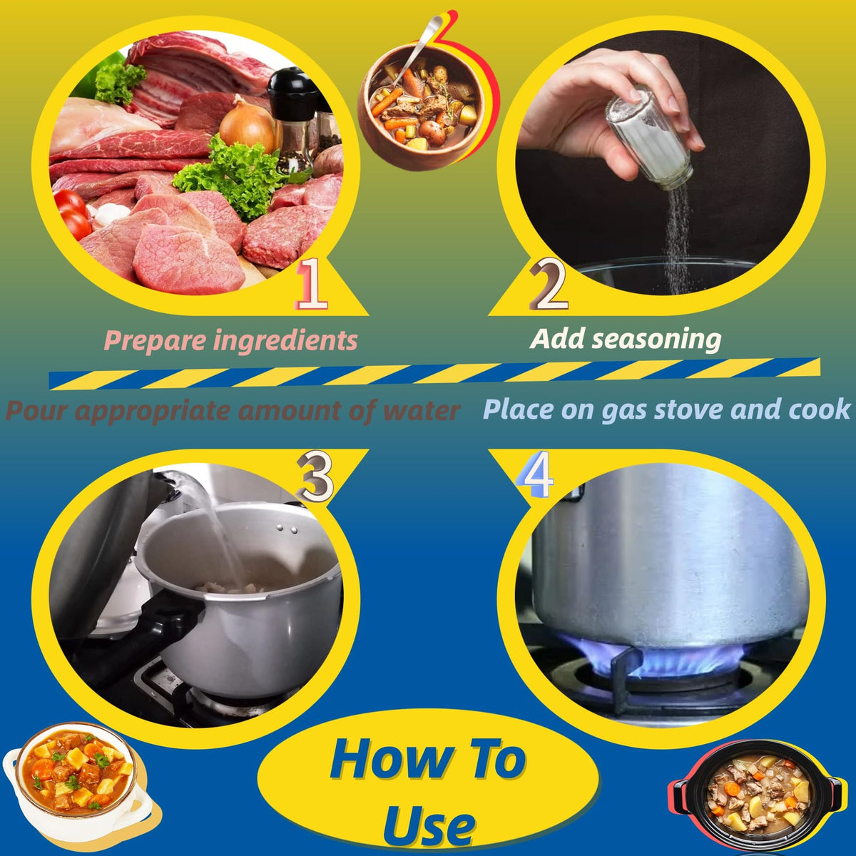 3L Stainless Steel Pressure Cooker N456