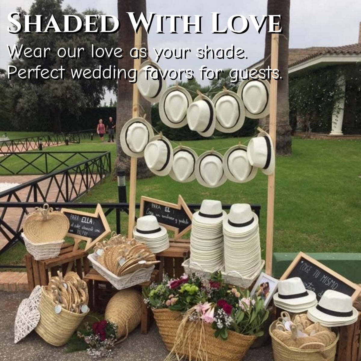 Panama Hats Short Brim 58cm N391