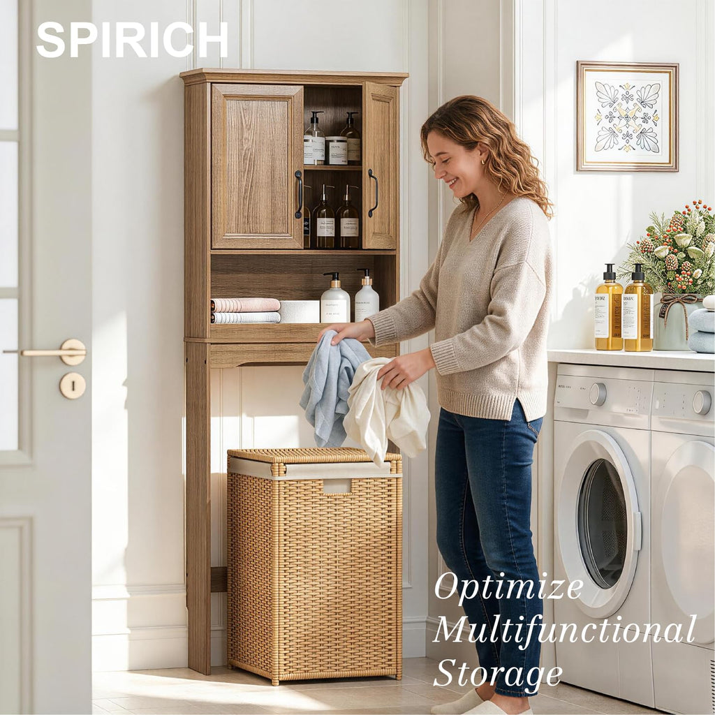 Over the Toilet Storage Cabinet with Doors H56145