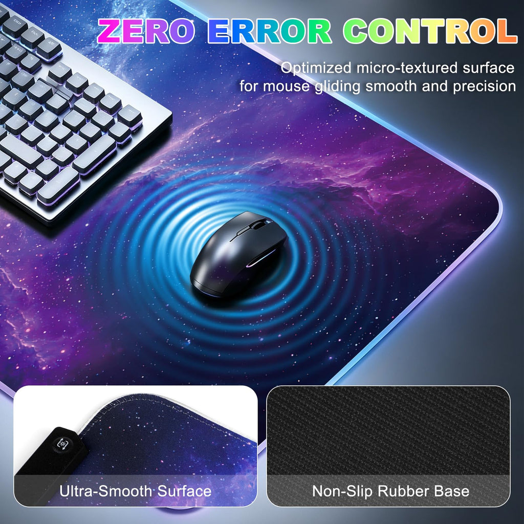 RGB LED Gaming Mouse Pad W8667