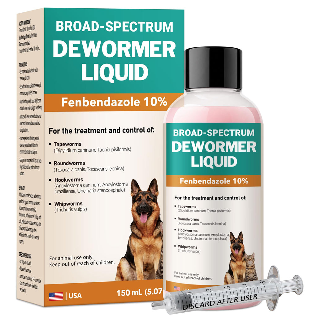 Fenbendazole Liquid 10% Dewormer 150ml M121155