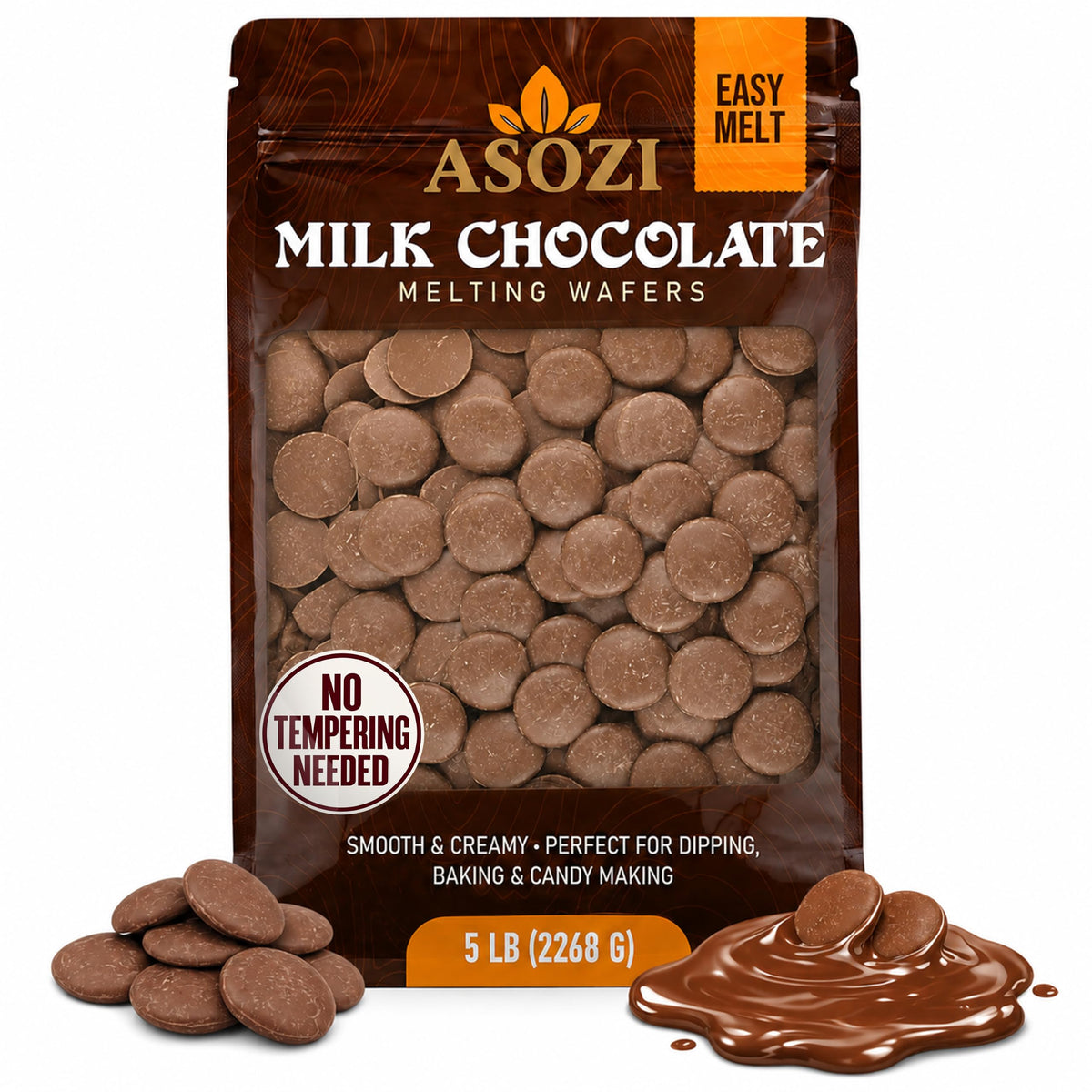 Milk Chocolate Melting Wafers 5lb V507