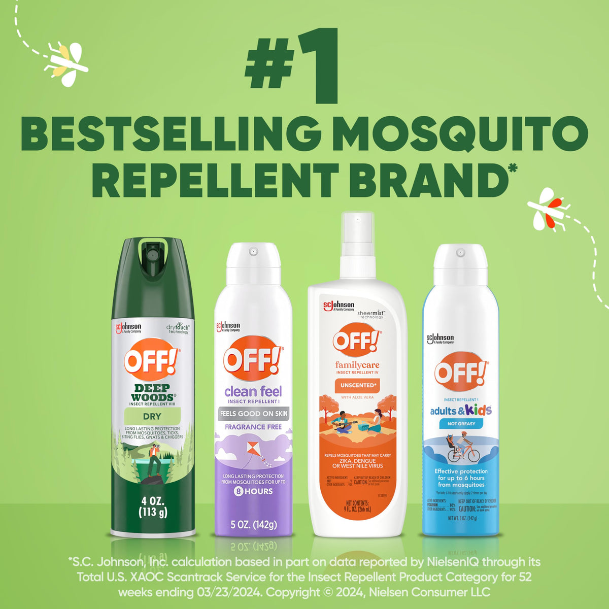 Insect & Mosquito Repellent Bug Spray 4 oz 2-Pack B3106