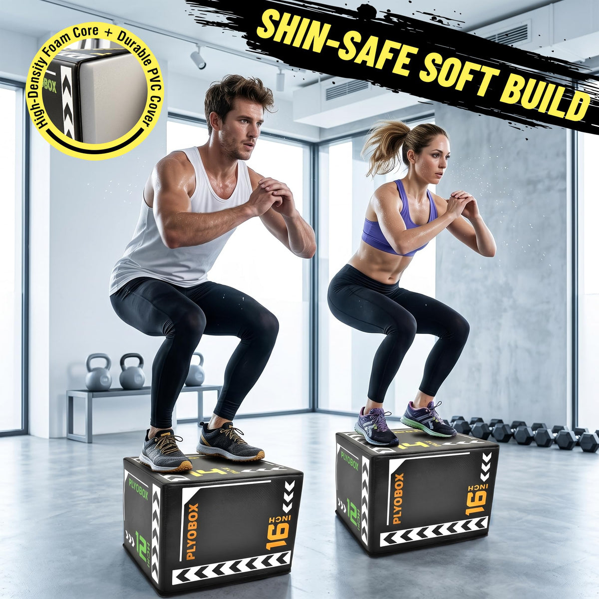3-in-1 Soft-Padded Plyo Box N644