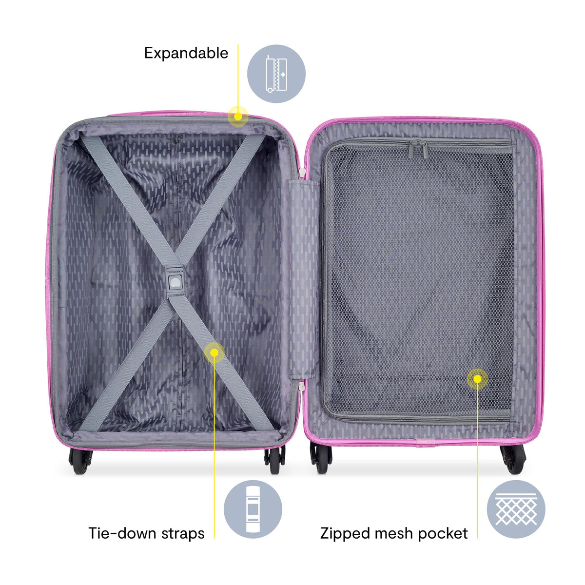 Hardside Expandable Luggage with 360 Spinner Wheels I311