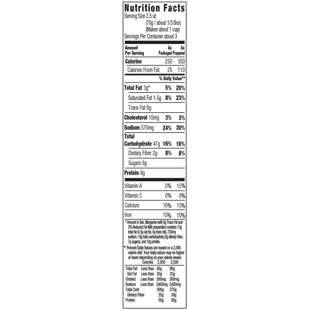 Macaroni & Cheese Dinner 24 ct 7.25 oz K914