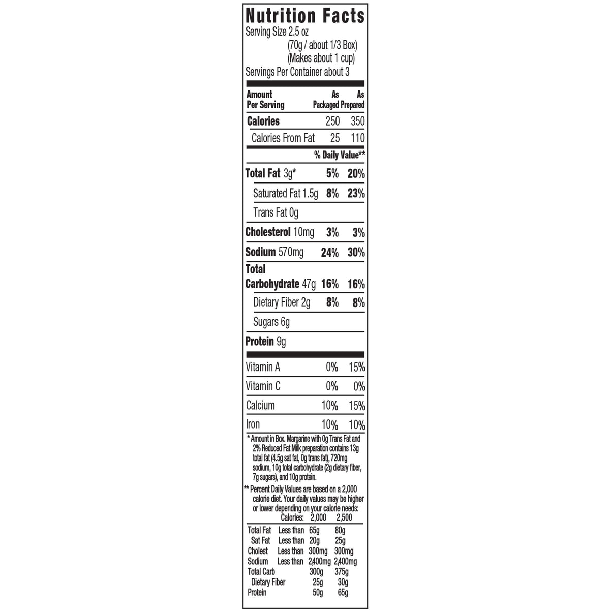 Macaroni & Cheese Dinner 24 ct 7.25 oz K914