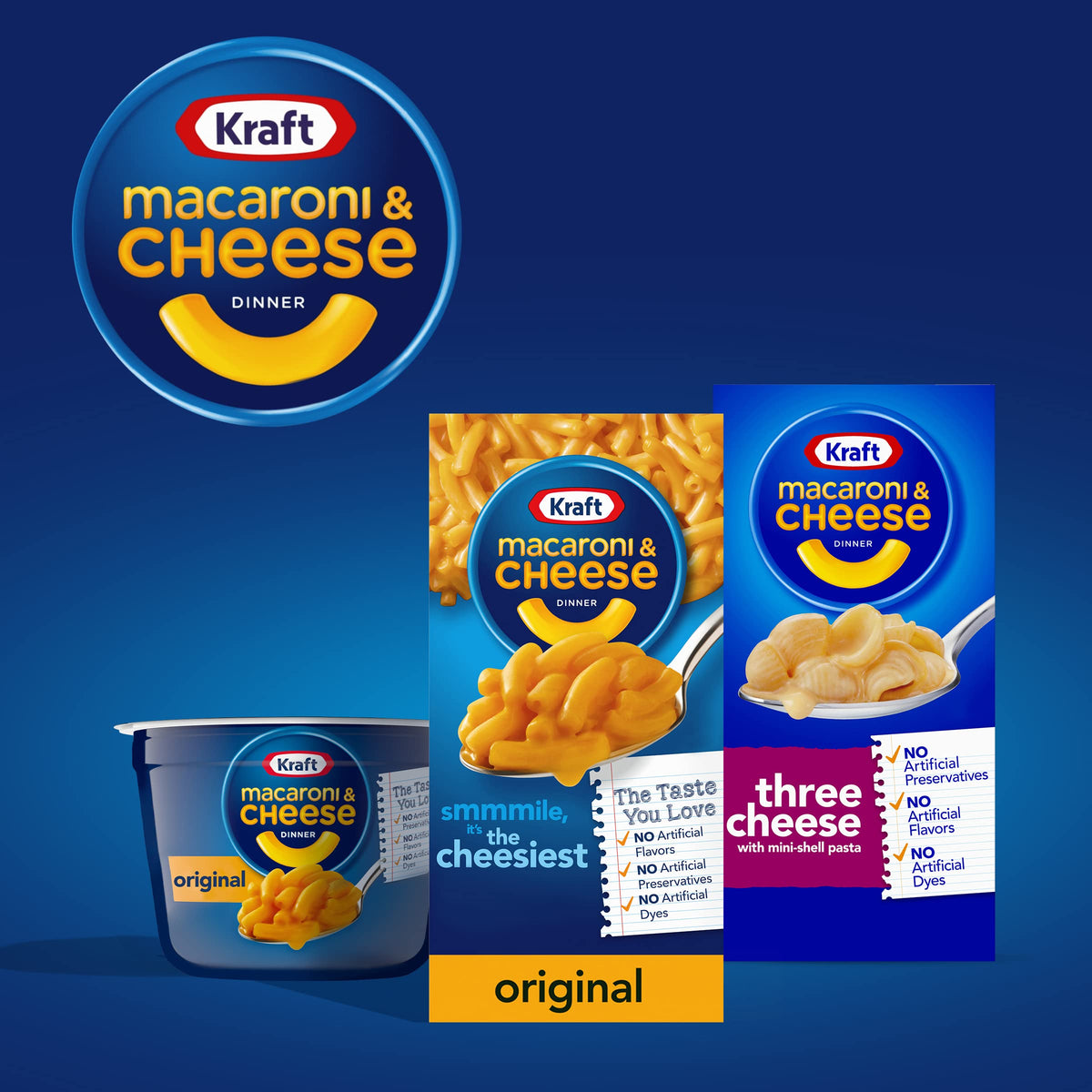 Macaroni & Cheese Dinner 24 ct 7.25 oz K914