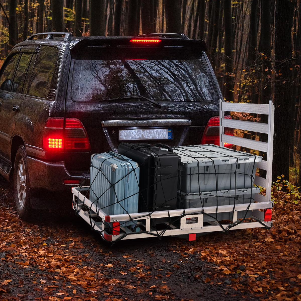Hitch Cargo Carrier with Folding Ramp C6417