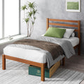 Twin Bamboo Platform Bed Frame with Headboard L178986
